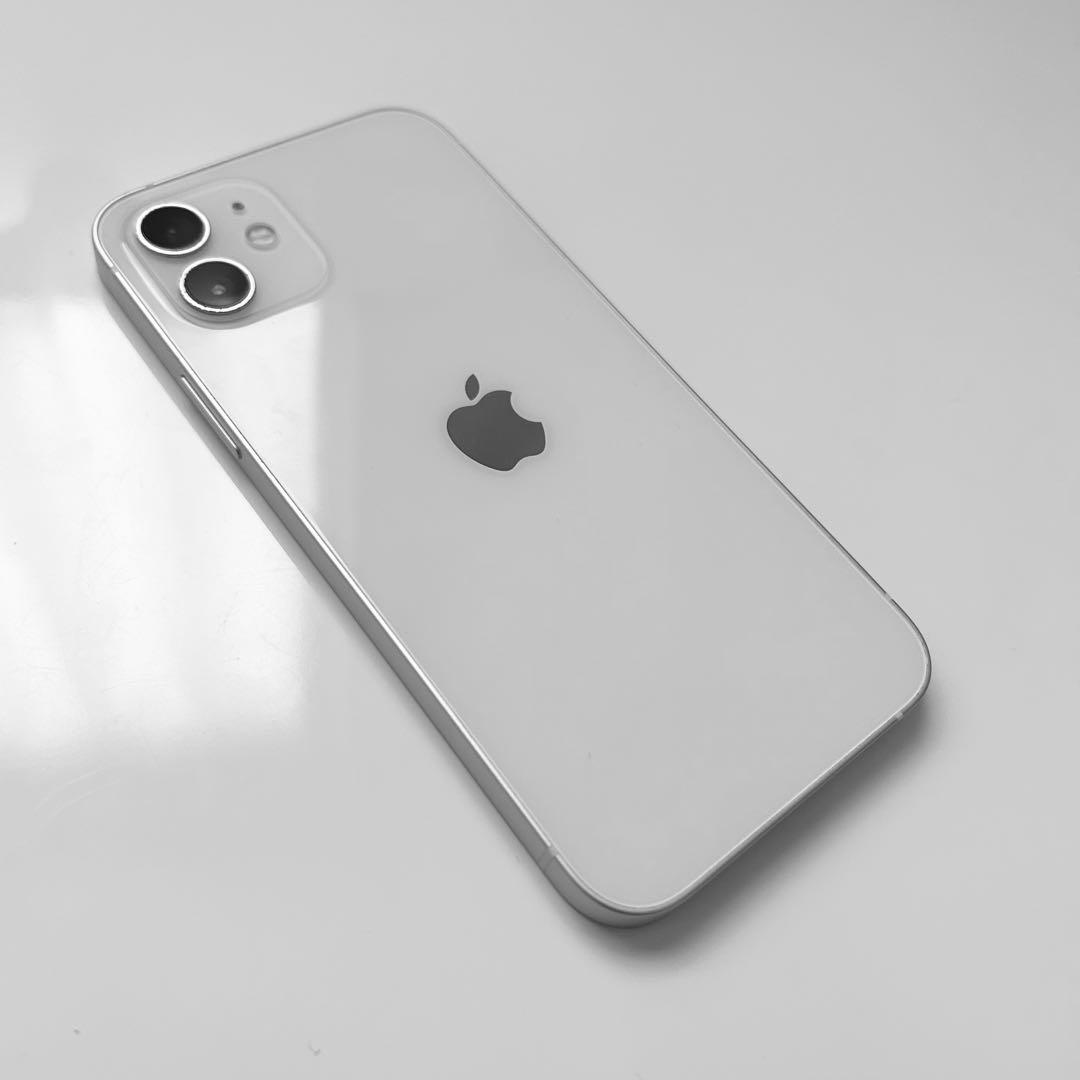 美品 Apple iPhone 12 ホワイト 64GB 外箱あり 付属品完備！