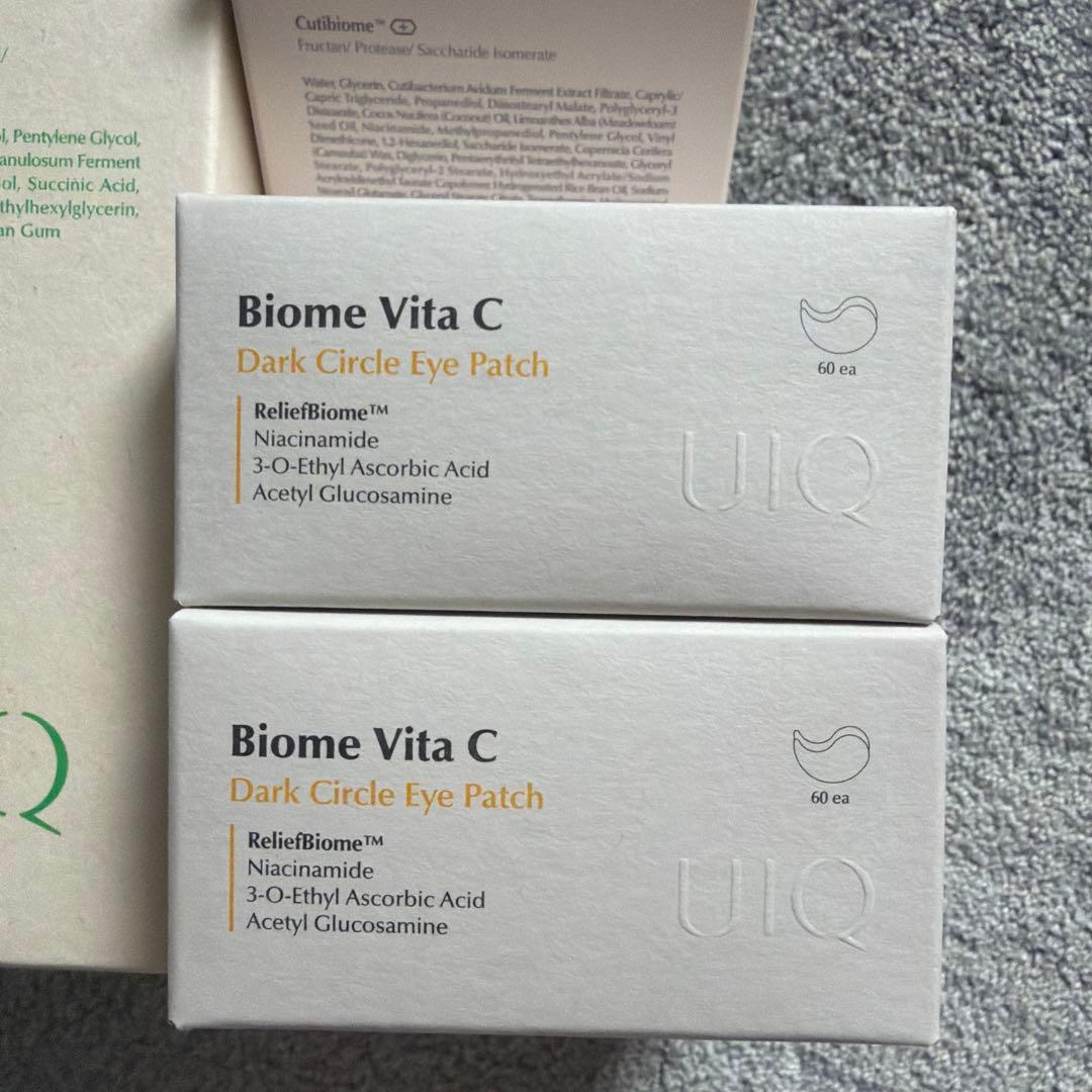 UIQ ユイクBiome トナー アイパッチ クリーム