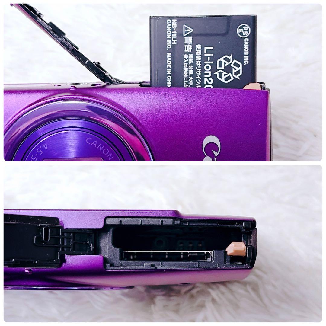 人気✨Wi-Fi搭載✨極美品✨Canon IXY 630 パープル内箱外箱付き