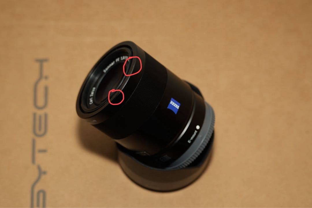 美品 SONY FE 55mm F1.8 ZA SEL55F18Z 単焦点レンズ