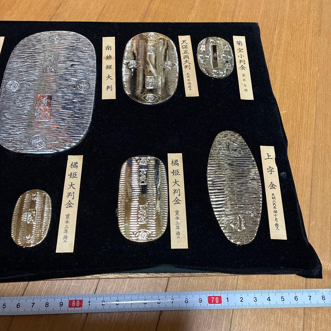 伝統的な縁起物イミテーション大判小判コレクション