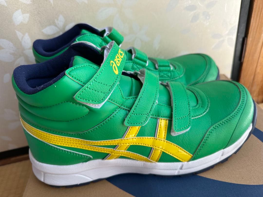 ASICS WINJOB CP302 安全靴 27.5cm 未使用 グリーン