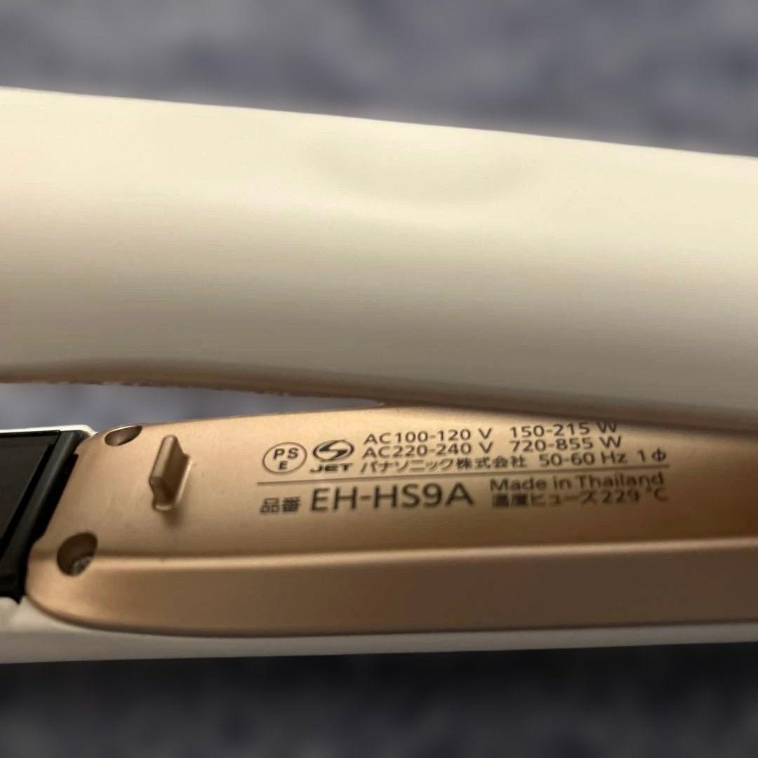 『美品』取説有Panasonic ナノケアストレートヘアアイロンEH-HS9J