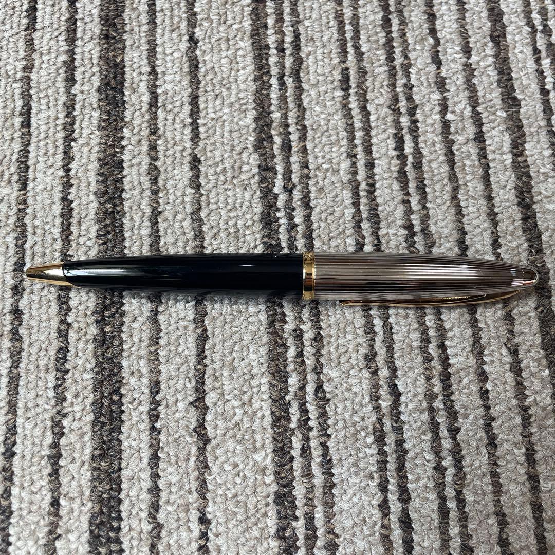 Waterman ボールペン 本体 黒/シルバー　カレンデラックス