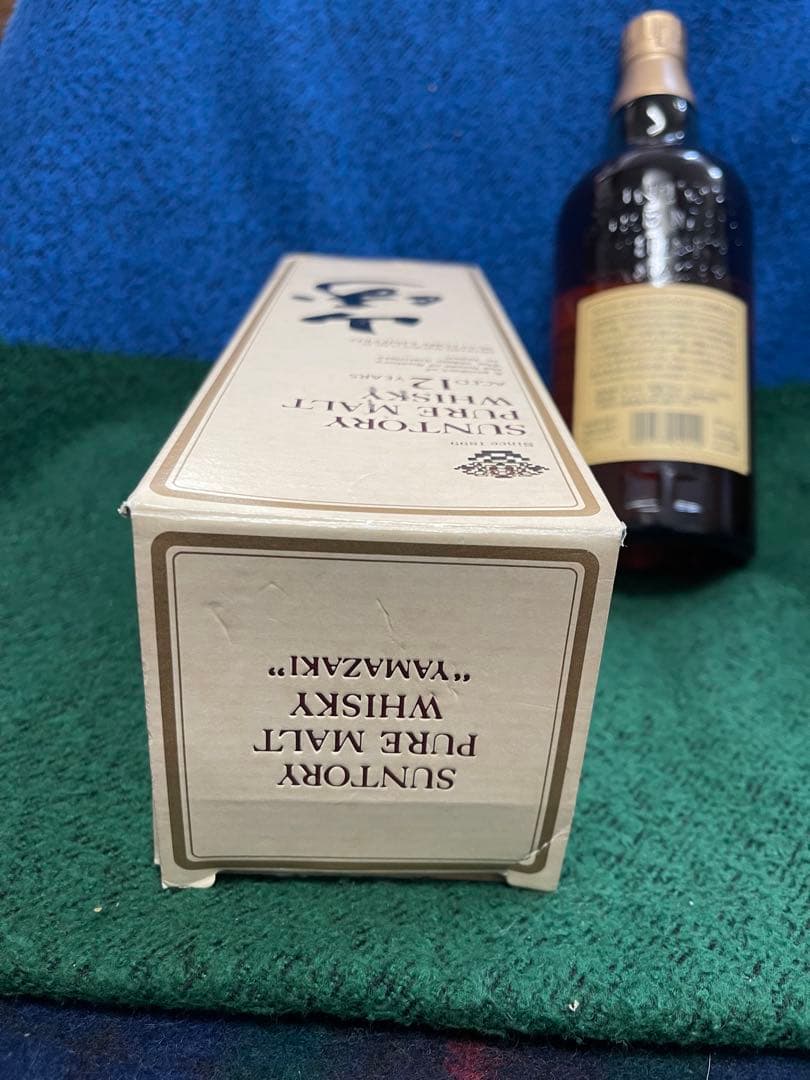 サントリー 山崎12年 旧ラベル ピュアモルトウイスキー 750ml 43% 箱
