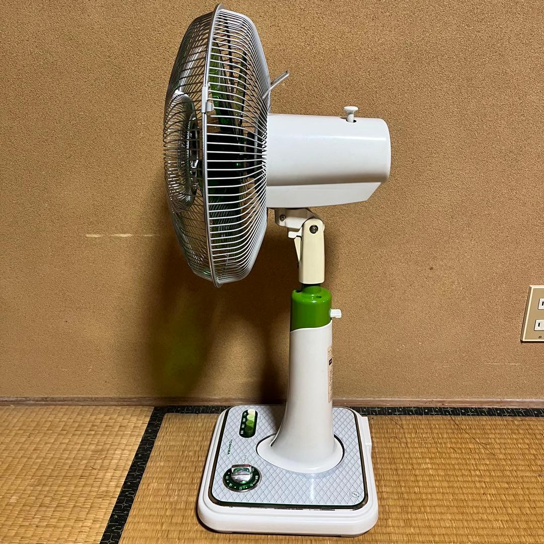 昭和レトロ　グリーンファン　東芝扇風機　動作品　４枚羽