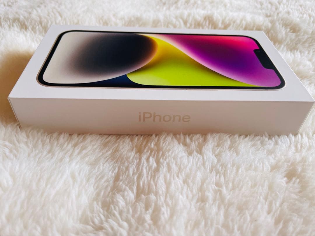 D-4【新品•未開封】iPhone14 本体 箱 純正ケーブル付き 128GB