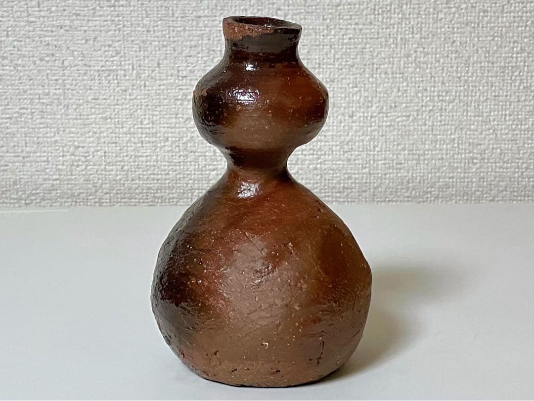 小山末廣 緋襷ぐい呑 細川敬弘 瓢徳利 備前焼 酒器揃 未使用品