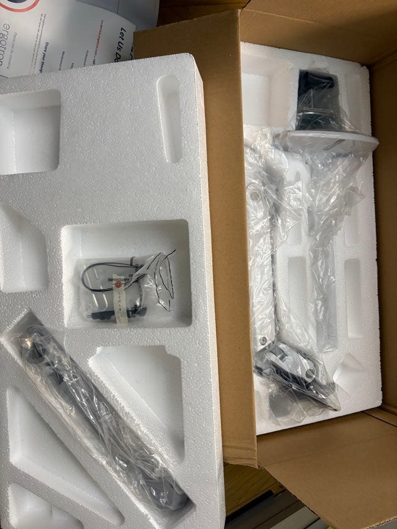 【中古美品】エルゴトロン LXモニターアーム 白