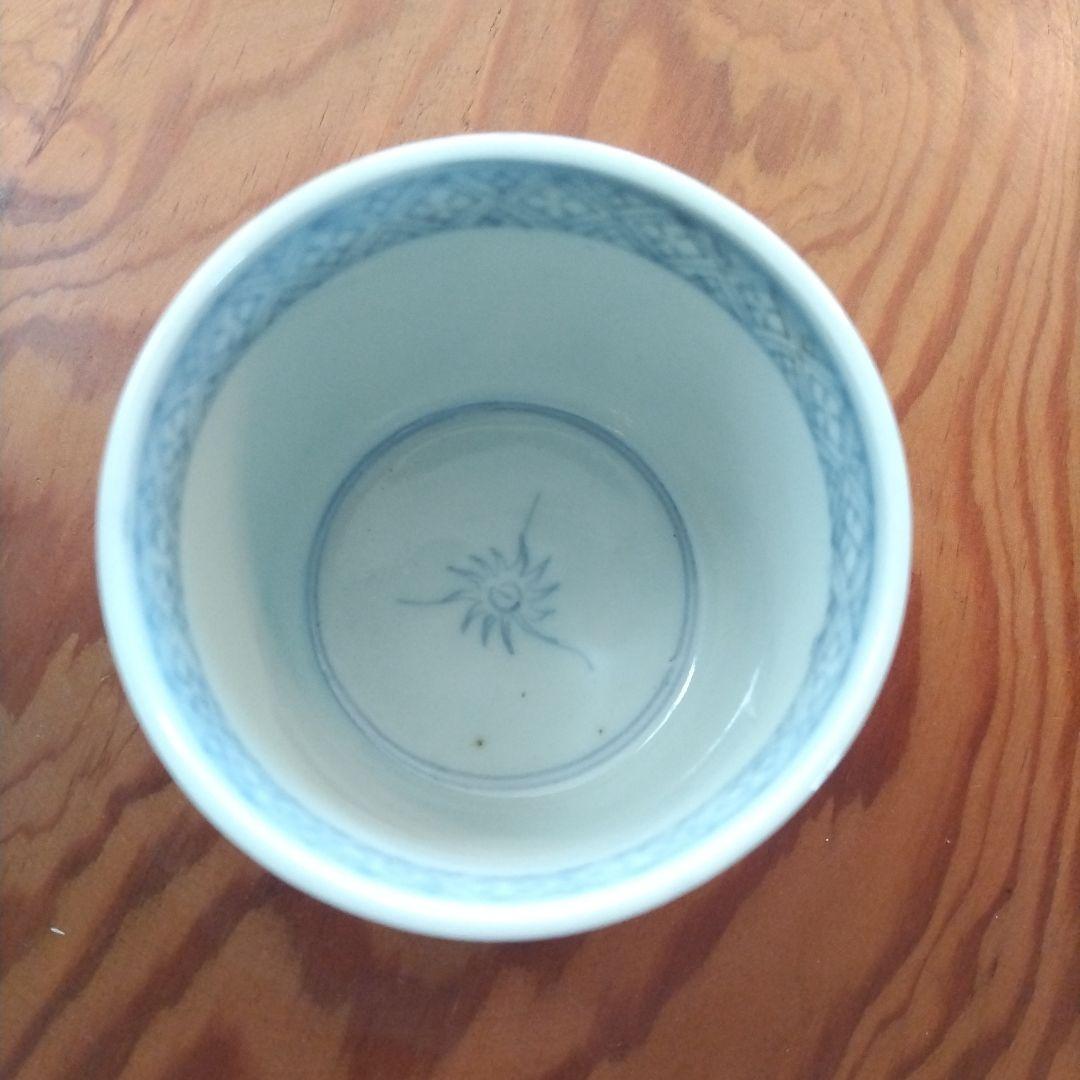 ★ 完品 松竹梅 そば猪口 江戸期 古伊万里 骨董 染付 図変わり
