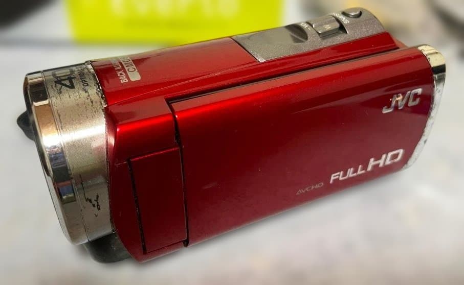 ビデオ カメラ JVC ケンウッド Everio GZ-HM33 レッド