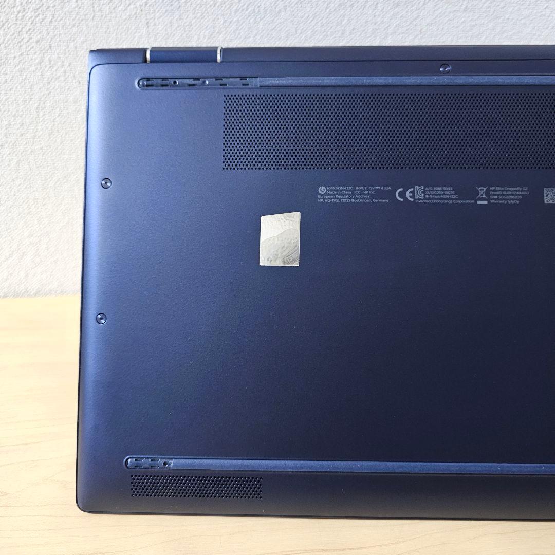 HP Dragonfly G2／Core i5／LTEあり／純正ペン