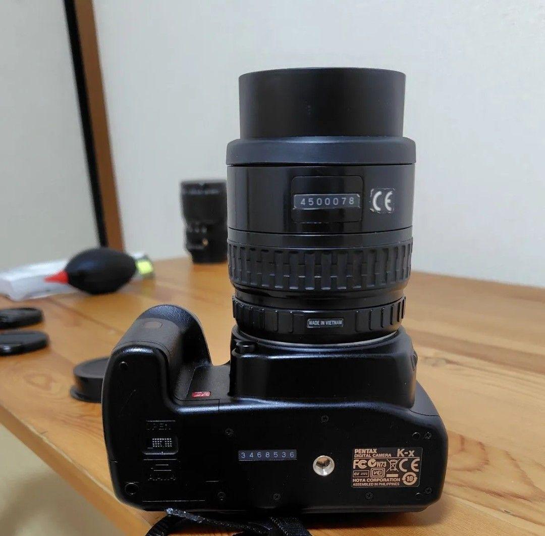 PENTAX 一眼レフデジタルカメラ　k-x 交換レンズ３本セット
