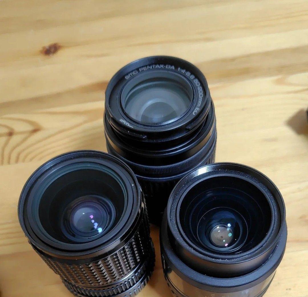 PENTAX 一眼レフデジタルカメラ　k-x 交換レンズ３本セット