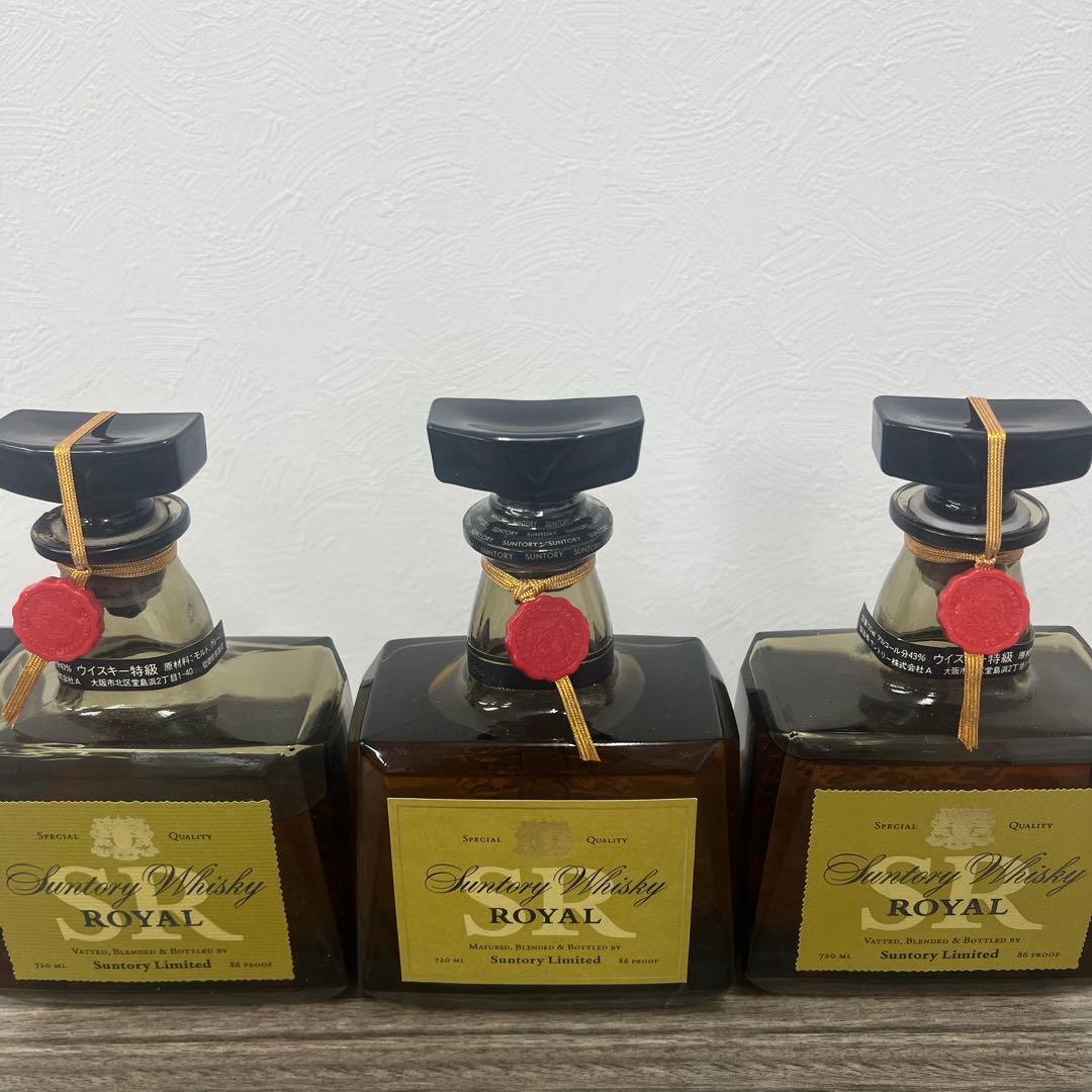 3本セットSuntory Whisky  720ml 43%