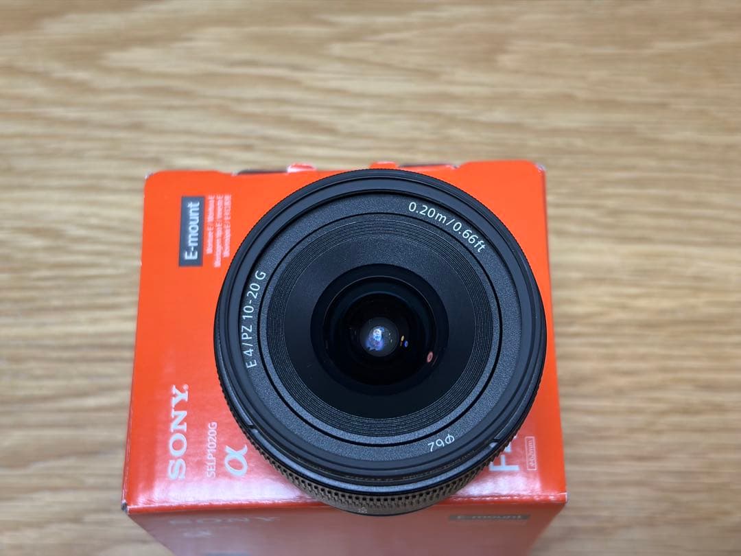 美品！フィルターき！SONY E PZ 10-20 F4 G SELP1020G