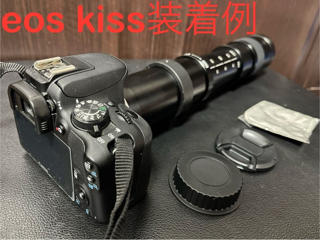 最安値‼️在庫限‼️マウント一体型‼️新品‼️CANON用‼️超望遠レンズeos kiss