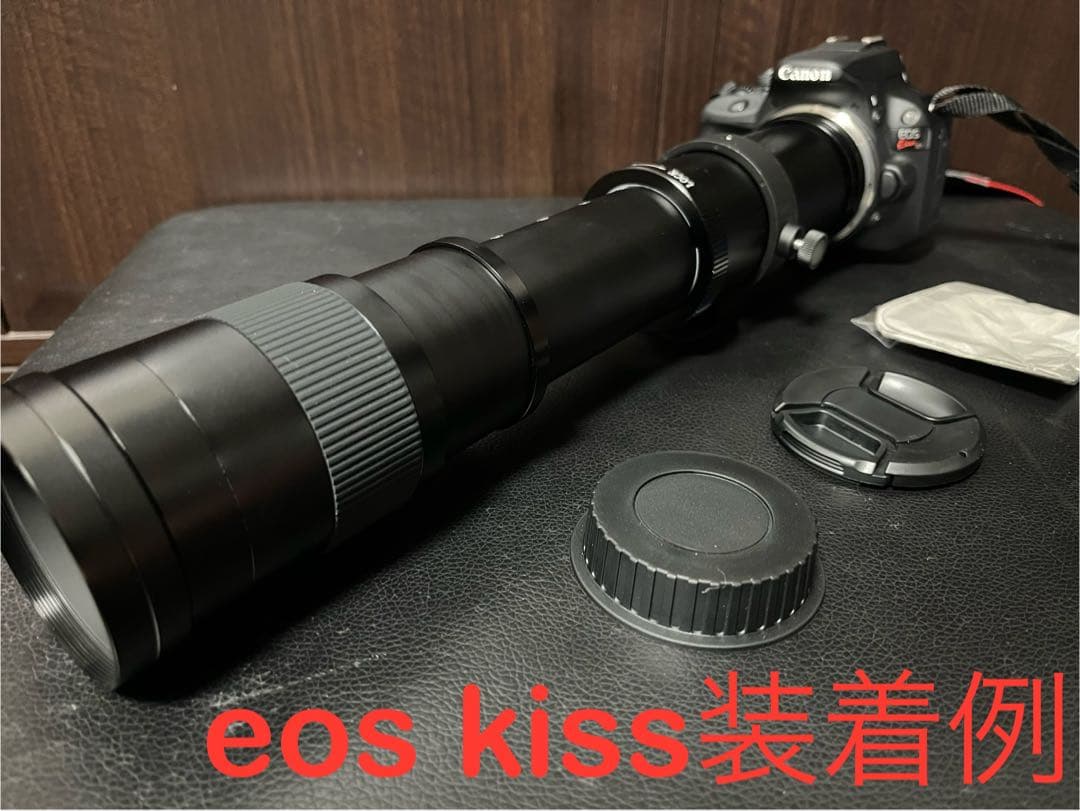 最安値‼️在庫限‼️マウント一体型‼️新品‼️CANON用‼️超望遠レンズeos kiss