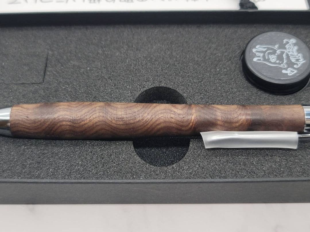新品　こぶた工房　神代楠　極上玉杢　シャープペンシル0.5