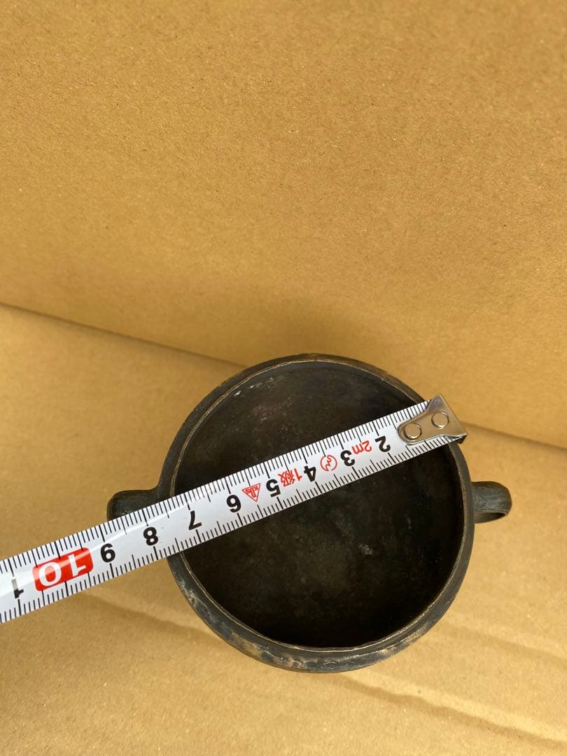 中国美術 古銅饕餮紋香炉 銅製 銅器 香炉 三足 狛犬 香爐 香道具 骨董品