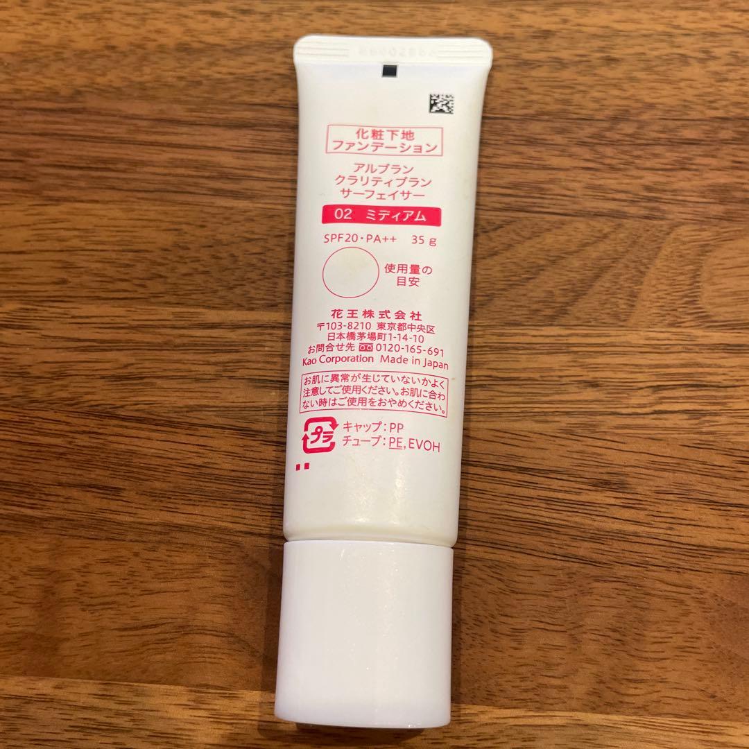 ALBLANC クリアリティブランサーフェイサー とフィニッシャーコンパクト