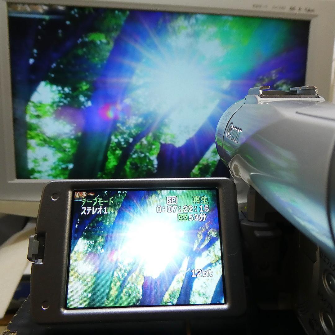 キャノン DM-FV M200 動作良好 MiniDVビデオ DVDダビングに