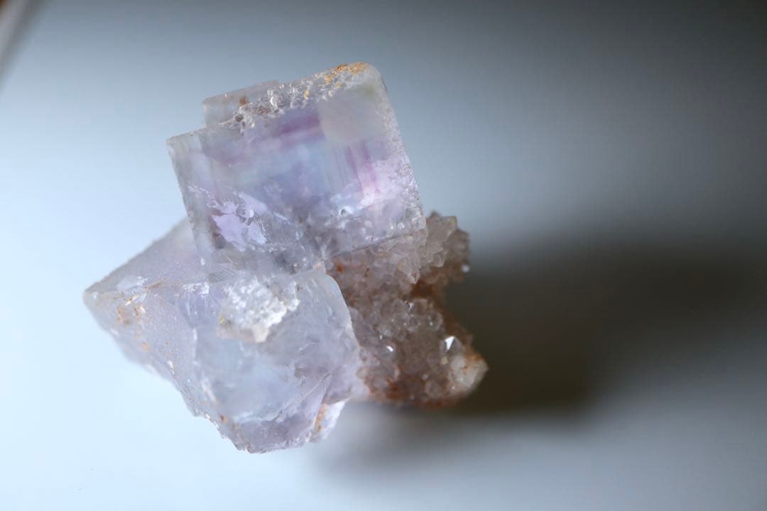 水晶共生フローライト