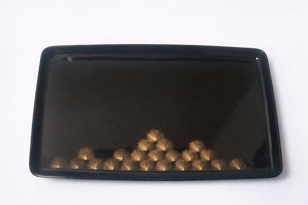 輪島塗 寿水沈金 屠蘇器揃 桐箱付 未使用品