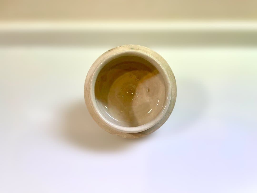 フランスアンティーク青い花柄 陶器ティーポット