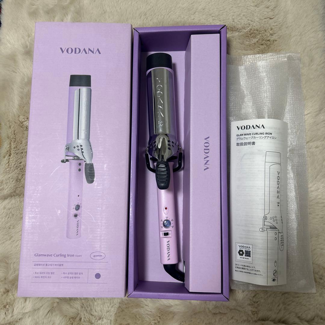 VODANA グラムウェーブカーリングアイロン violet 40mm