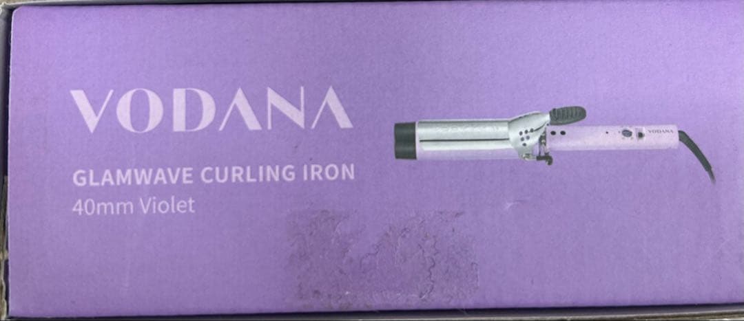 VODANA グラムウェーブカーリングアイロン violet 40mm