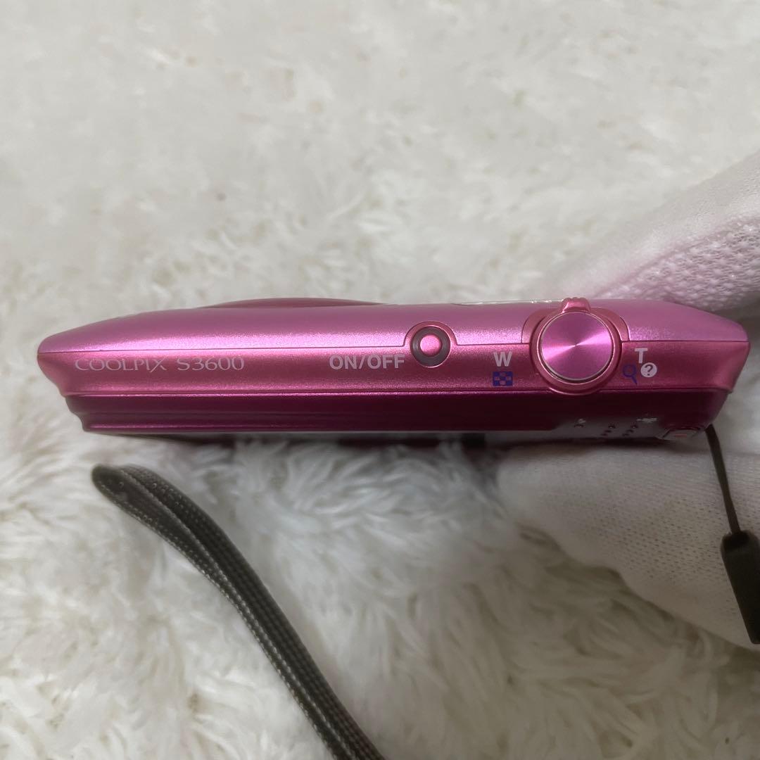 【外観美品✨】ニコン Nikon クールピクス COOLPIX S3600ピンク