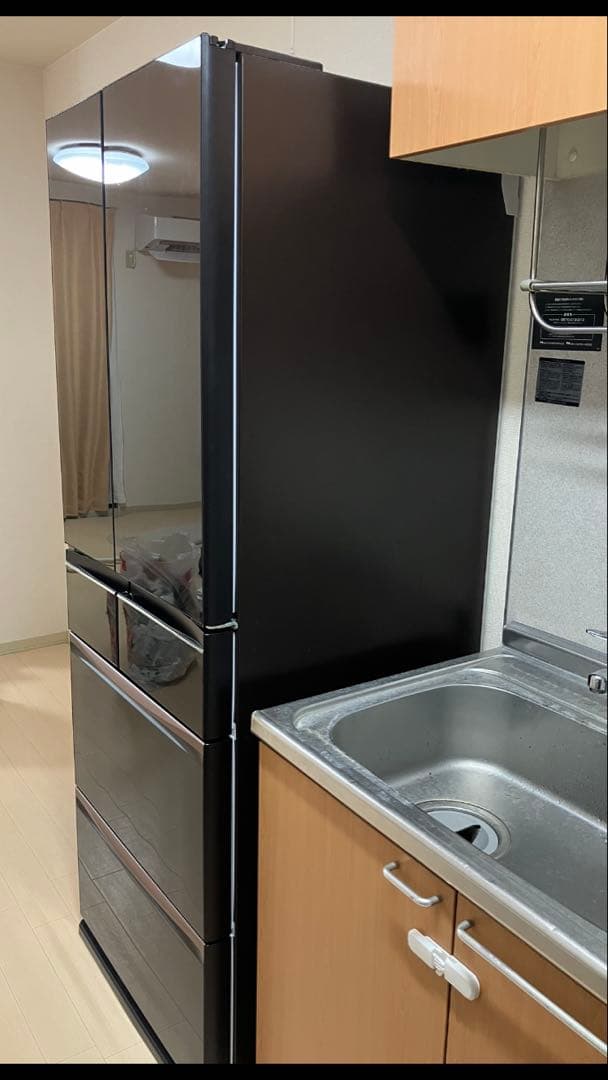 【美品】三菱電機 MR-MX46E-ZT フレンチドア冷蔵庫 455L 引越し