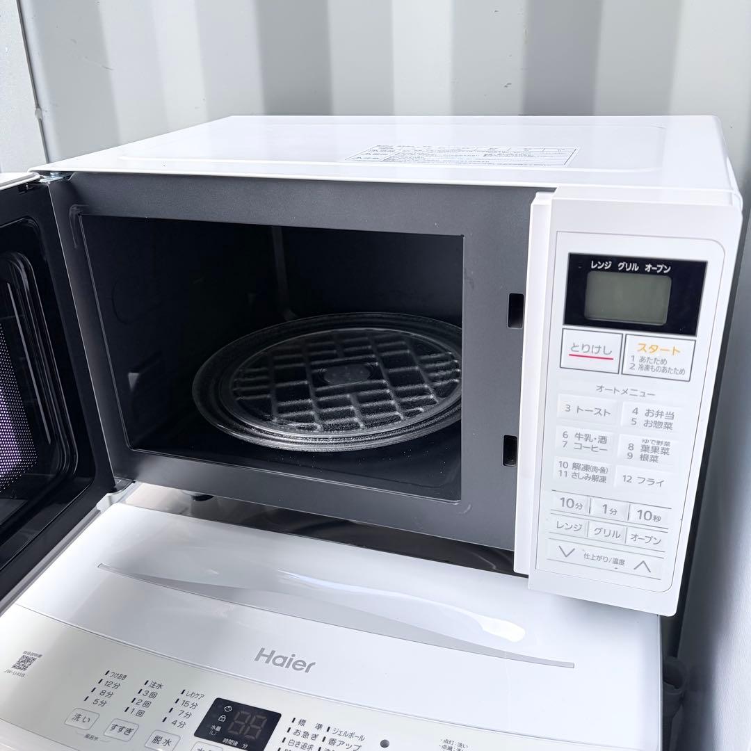 運搬取付無料！ホワイト純正メーカー洗濯機冷蔵庫＋オーブンレンジ3点セット！美品！