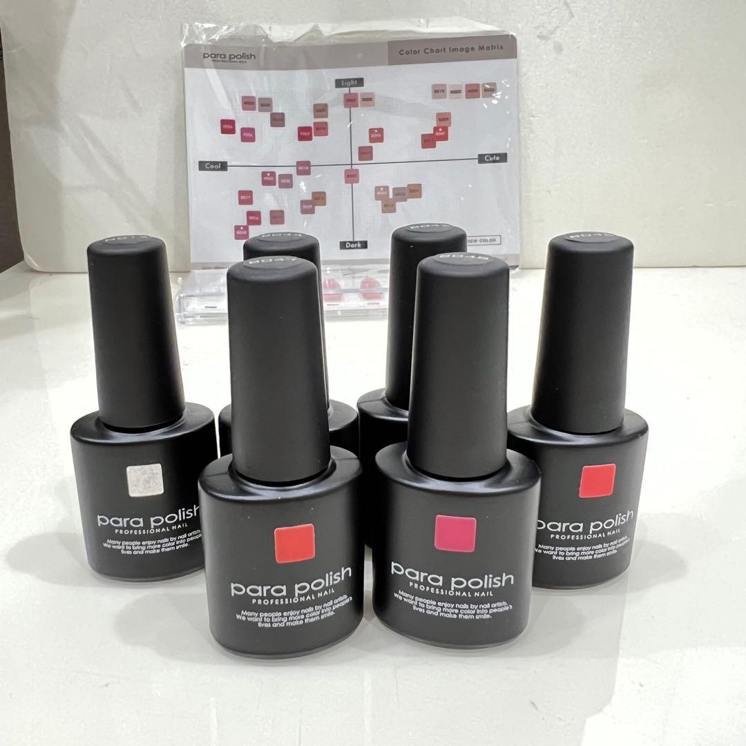 para polish ネイルポリッシュ 6本セット　パラジェル