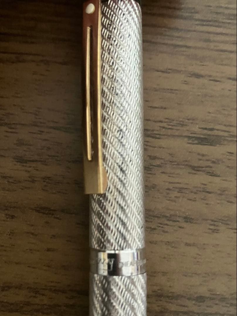 SHEAFFER 万年筆 タルガ Spiral Silver 銀メッキ