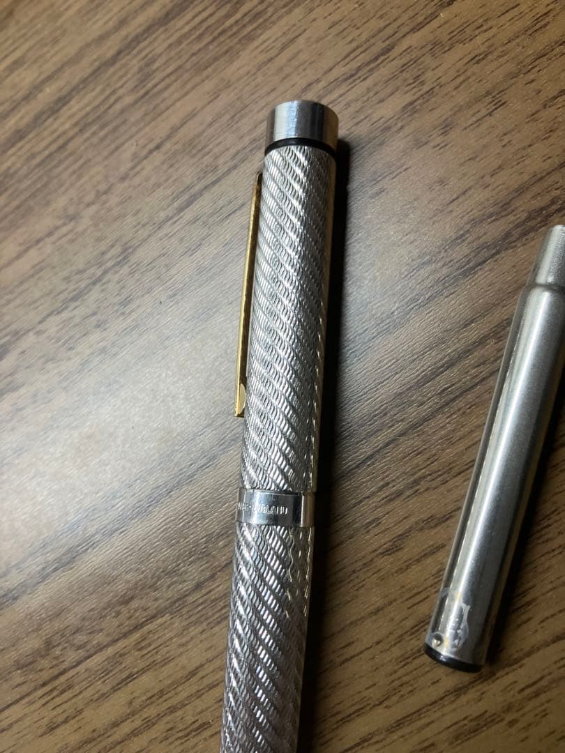 SHEAFFER 万年筆 タルガ Spiral Silver 銀メッキ