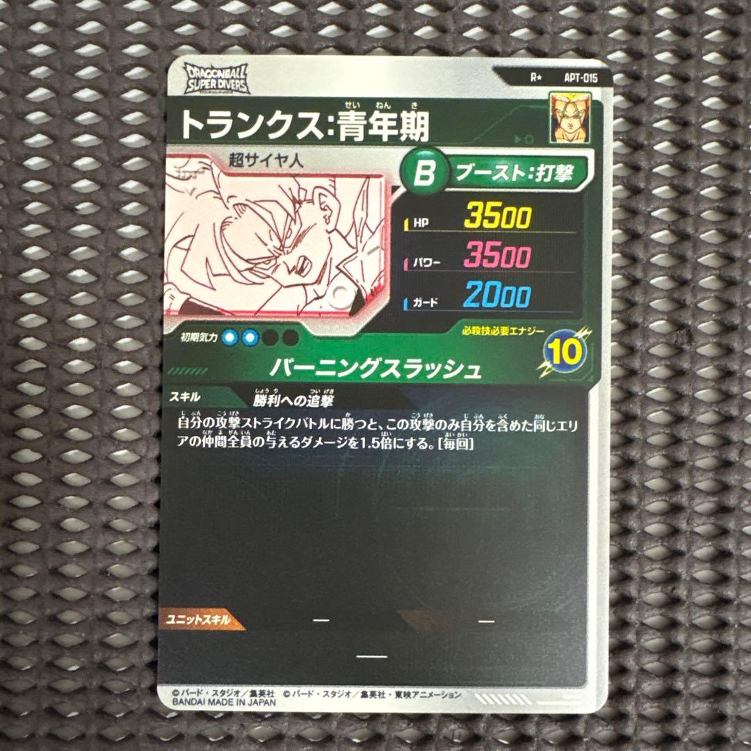 Apt-015 トランクス青年期　パラレル