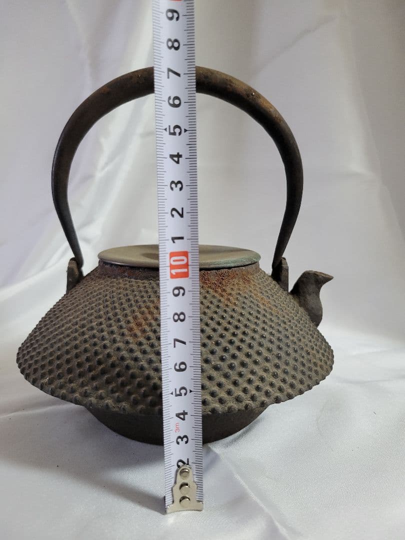 鉄瓶　霰　鉄器　急須　アンティーク品