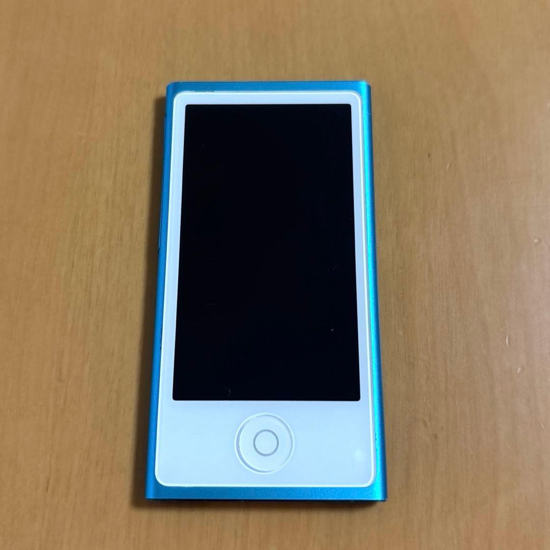 [動作確認済み]Apple iPod nano 第7世代 ブルー MD477J