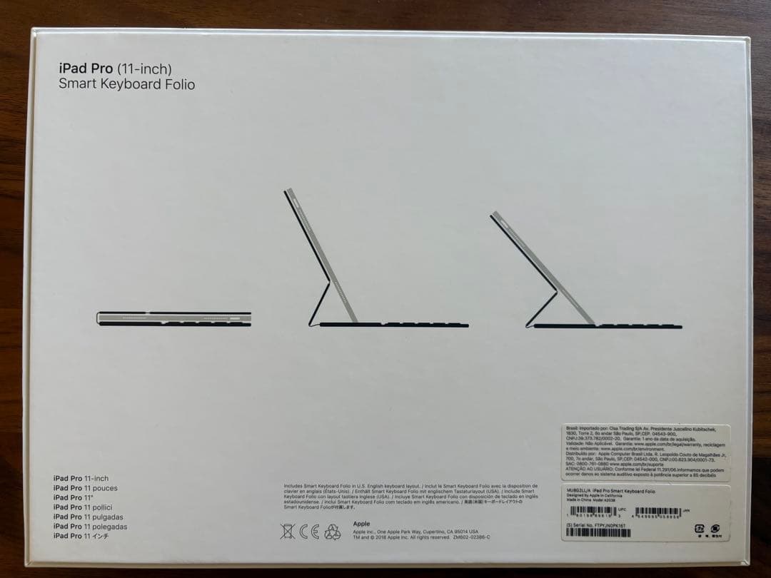 キーボード Apple Smart Keyboard Folio iPad Pro 11