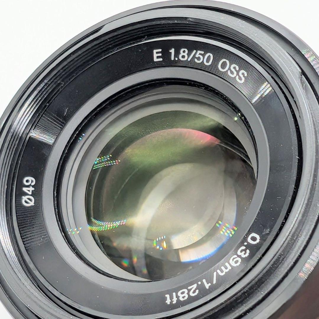 【極美品】SONY E 50mm F1.8 OSS SEL50F18