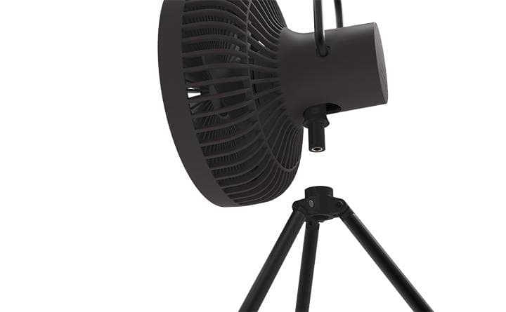 CLAYMOREFAN V600+ 充電式扇風機　サーキュレーター　ダークグレー