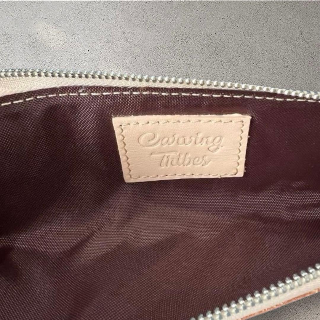 carving tribes ペンケース　ヌメ革