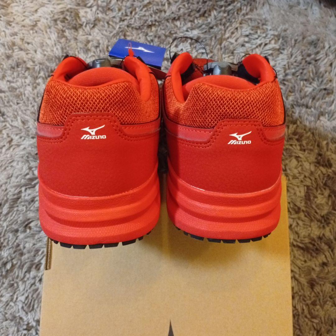 Mizuno BOAシステム　新品　安全靴 レッド ②