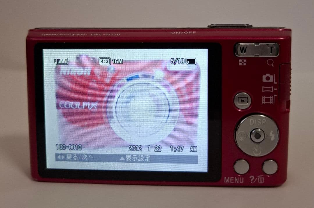 ジャンク ソニー SONY Cyber-Shot DSC-W730 コンデジ