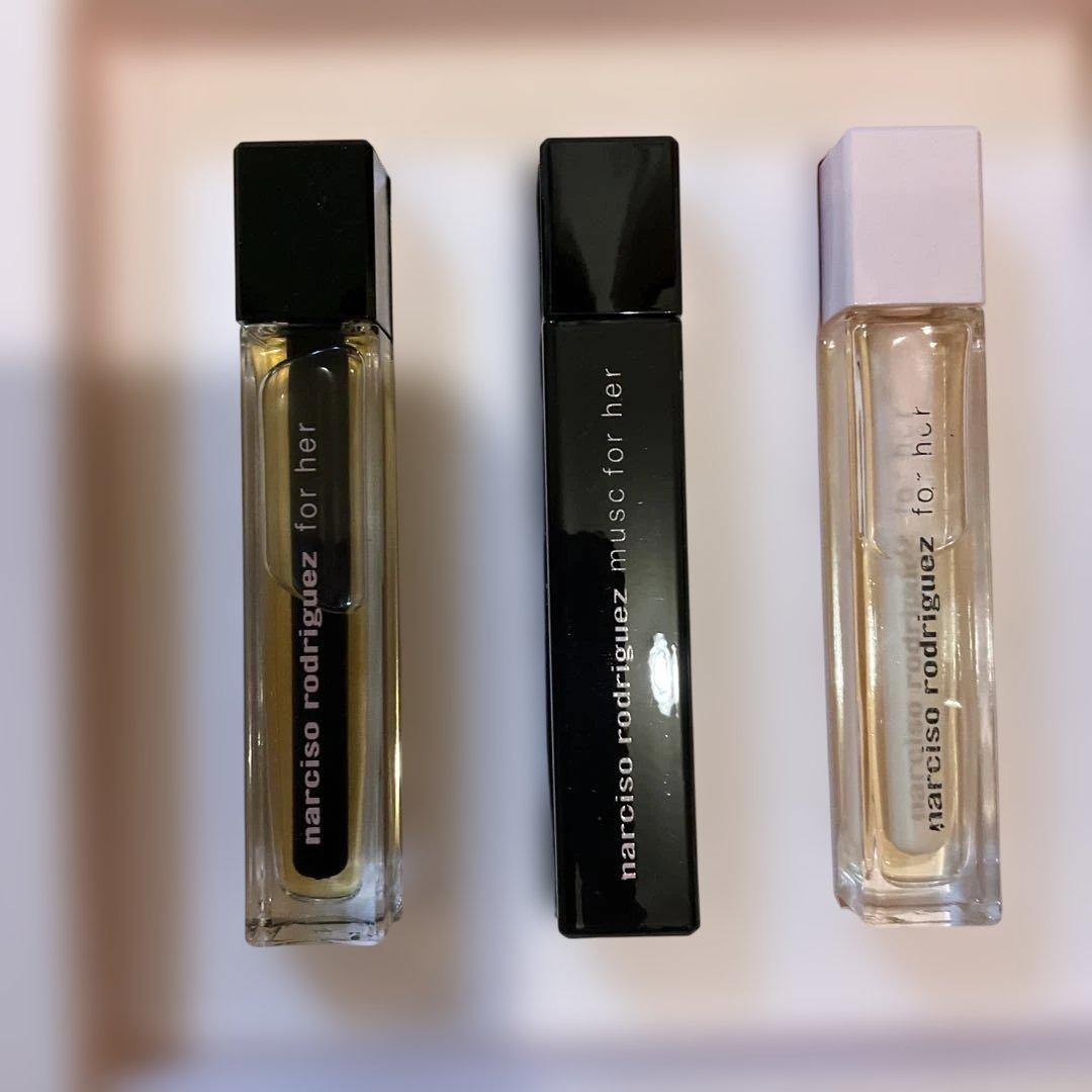 narcisorodriguez for herパルファムセット10ml x 3