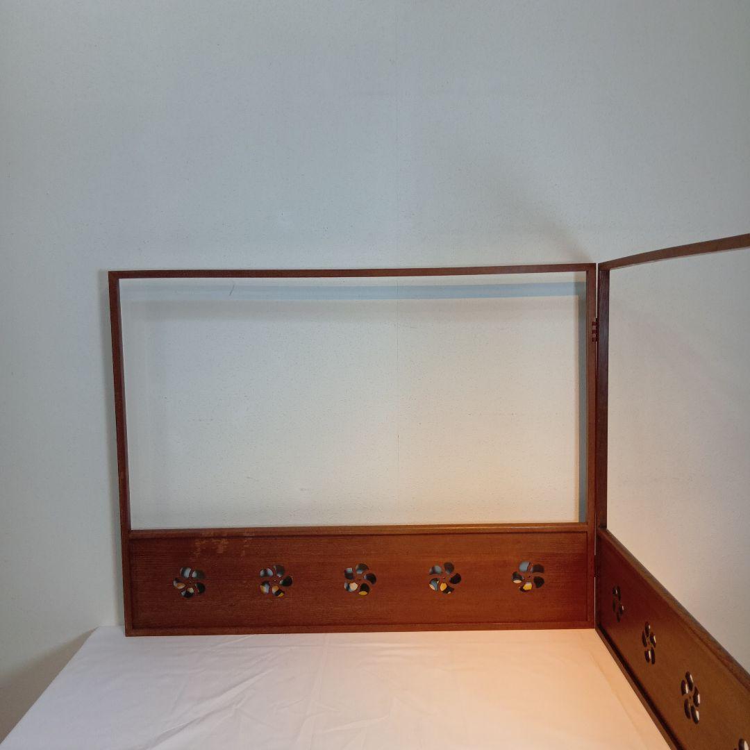 茶道具　風炉先屏風　桑材