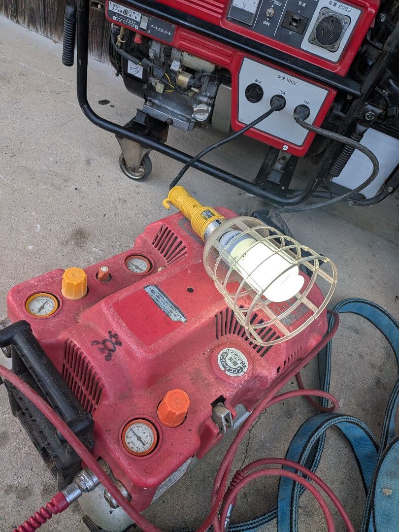 HONDA EM 4500S ポータブル発電機　動作確認