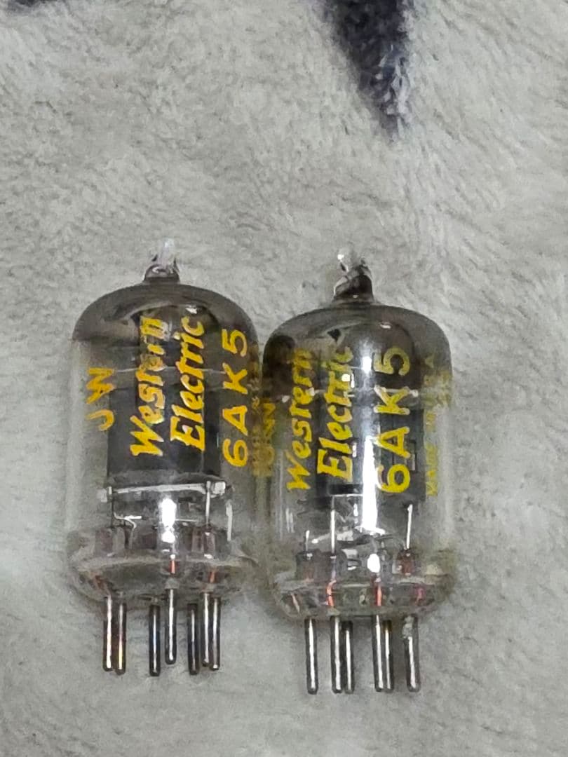 Western Electric JW 6AK5 真空管ペア（WE403B同等）